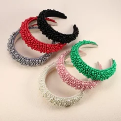 Unique Bargains Women's Sponge Wide Brim Pearls Padded Headband -UNIQUE BARGAIN Shop GUEST 90f097b1 bc54 4b47 bec9 05d25700c7a0