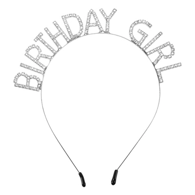 Unique Bargains Girl's Rhinestone Happy Birthday Tiara Headband 1 Pc 9 Unique Bargains Girl's Rhinestone Happy Birthday Tiara Headband 1 Pc - Image 9