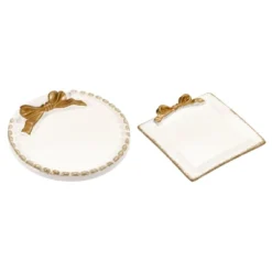 Unique Bargains Vintage Decorative Resin Bow-Knot Decorative Jewelry Tray 2 Pcs -UNIQUE BARGAIN Shop GUEST 9524a132 f979 4304 8121 f8133e304cac