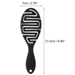 Unique Bargains Grid Hair Brush Shower Detangler Need To Vent Detangling Brush Rubber