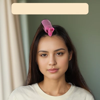 Unique Bargains Women's Volumizing Hair Clips For Bangs Pink 1 Pc 4 Unique Bargains Women's Volumizing Hair Clips For Bangs Pink 1 Pc - Image 4