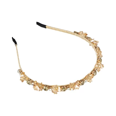 Unique Bargains Women's Bling Unspecified Shapes Rhinestone Headband 4.92"x0.59" 1Pc 4 Unique Bargains Women's Bling Unspecified Shapes Rhinestone Headband 4.92"x0.59" 1Pc - Image 4