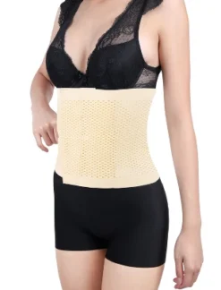 Unique Bargains Mesh Breathable Postpartum Belly Abdominal Shaping Belt Waist Wrapping Shaper Cincher Corset Shapewear Beige X-Large -UNIQUE BARGAIN Shop GUEST 98031b14 21f9 47ef 99a5 f26093e52636
