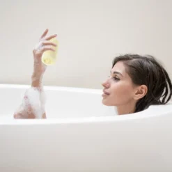 Unique Bargains Hang Natural Loofah Sponge For Shower Beige 3.94" 3 Pcs