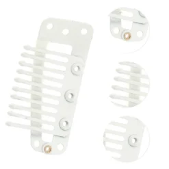 Unique Bargains 10-Teeth Snap Wig Hair Clips 20 Pcs