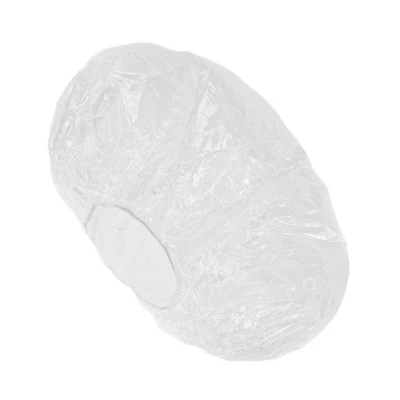 Unique Bargains Women's Durable Shower Cap Clear 1 Pc 3 Unique Bargains Women's Durable Shower Cap Clear 1 Pc - Image 3