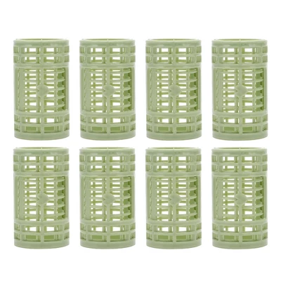 Unique Bargains Women's Heatless Voluminous Hair Roller 2.48"x1.18" Green 8pcs 4 Unique Bargains Women's Heatless Voluminous Hair Roller 2.48"x1.18" Green 8pcs - Image 4