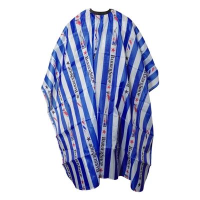 Unique Bargains Fashion Hair Cutting Cape 60.24"x54.72" Blue White 1 Pc 6 Unique Bargains Fashion Hair Cutting Cape 60.24"x54.72" Blue White 1 Pc - Image 6