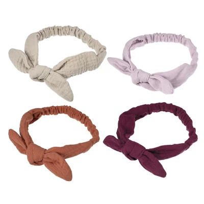 Unique Bargains Girl's Solid Soft Wide Side Knotted Headbands 7.48"x1.97" Red Purple 4 Pcs 6 Unique Bargains Girl's Solid Soft Wide Side Knotted Headbands 7.48"x1.97" Red Purple 4 Pcs - Image 6
