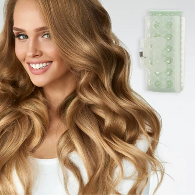 Unique Bargains Women's Heatless Voluminous Hair Roller 2.72"x1.30" Green 6pcs 1 Unique Bargains Women's Heatless Voluminous Hair Roller 2.72"x1.30" Green 6pcs