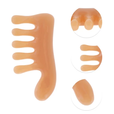 Unique Bargains Portable Head Massage Comb Yellow 1 Pc 2 Unique Bargains Portable Head Massage Comb Yellow 1 Pc - Image 2