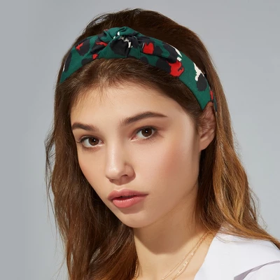 Unique Bargains Women's Leopard Pattern Knotted Headbands 1 Pc 1 Unique Bargains Women's Leopard Pattern Knotted Headbands 1 Pc