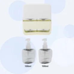 Unique Bargains Reusable Travel Container Set 2 Pcs