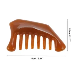 Unique Bargains Durable Eight Tooth Head Massage Comb Brown 1 Pc