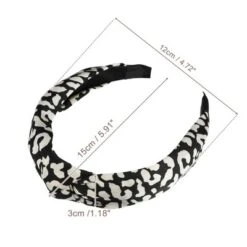 Unique Bargains Women's Leopard Pattern Knotted Headband 1 Pc Black -UNIQUE BARGAIN Shop GUEST 9efaf44e a659 444f bc29 4026827535e4