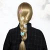 Unique Bargains Women's Rhinestone Long Tassel Hair Clip Chains Multicolored 2 Pcs