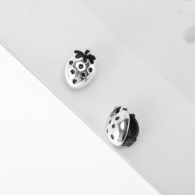 Unique Bargains Strawberrys Shoelace Charms Silver Tone 1 Pair 4 Unique Bargains Strawberrys Shoelace Charms Silver Tone 1 Pair - Image 4