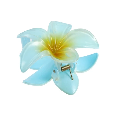 Unique Bargains Girls Claw Hair Clips Flower Shape Hair Accessories Pink Purple Blue Yellow 4 Pcs 4 Unique Bargains Girls Claw Hair Clips Flower Shape Hair Accessories Pink Purple Blue Yellow 4 Pcs - Image 4