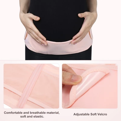 Unique Bargains Pregnancy Women Abdomen Support Adjustable Belly Bands Black 1PC 2 Unique Bargains Pregnancy Women Abdomen Support Adjustable Belly Bands Black 1PC - Image 2