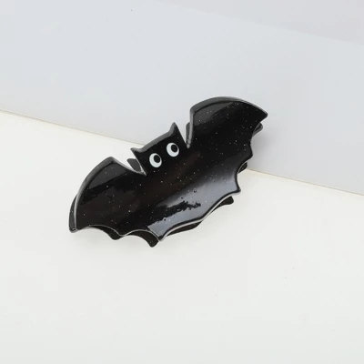 Unique Bargains Halloween Bat Design Claw Clip Black 1 Pc 4 Unique Bargains Halloween Bat Design Claw Clip Black 1 Pc - Image 4