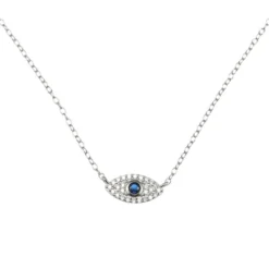 Unique Bargains 925 Sterling Silver Eye Pendant Necklace Choker For Women Girl -UNIQUE BARGAIN Shop GUEST a10933f8 f58d 40de 82e6 6998f71f5e68