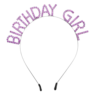 Unique Bargains Girl's Rhinestone Happy Birthday Tiara Headband 1 Pc 12 Unique Bargains Girl's Rhinestone Happy Birthday Tiara Headband 1 Pc - Image 12