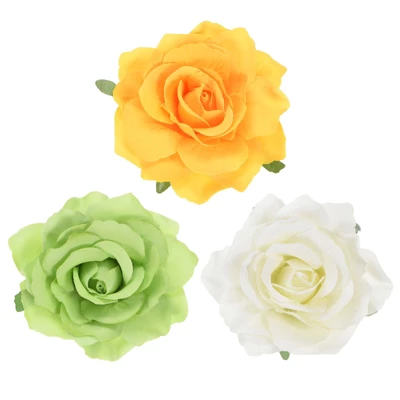 Unique Bargains Elegant Fabric Rose Hair Clip Brooch 3 Pcs 8 Unique Bargains Elegant Fabric Rose Hair Clip Brooch 3 Pcs - Image 8