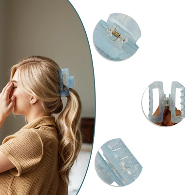 Unique Bargains Women's Tortoise Large Hair Claw Clips 1 Pc 3 Unique Bargains Women's Tortoise Large Hair Claw Clips 1 Pc - Image 3