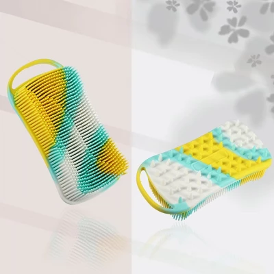 Unique Bargains For All Skin Types 2 In 1 Body Brush Hair Scalp Massager 1 Pc 4 Unique Bargains For All Skin Types 2 In 1 Body Brush Hair Scalp Massager 1 Pc - Image 4