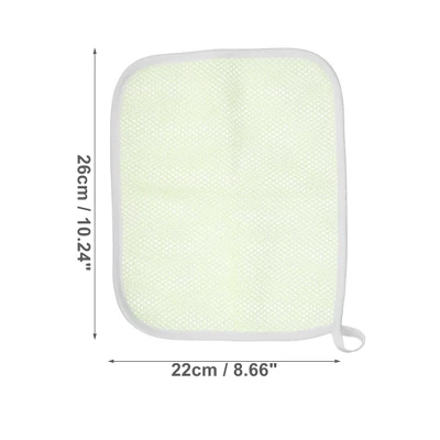 Unique Bargains Double Side Elasticity Body Scrub Towel Beige 1 Pc 3 Unique Bargains Double Side Elasticity Body Scrub Towel Beige 1 Pc - Image 3