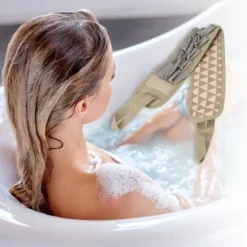 Unique Bargains Body Scrub Towel For Bathroom 22.83"x3.74" 1 Pc