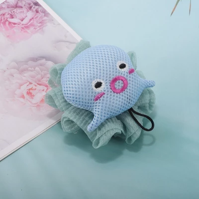 Unique Bargains Cartoon Bath Sponge Blue 1 Pc 5 Unique Bargains Cartoon Bath Sponge Blue 1 Pc - Image 5