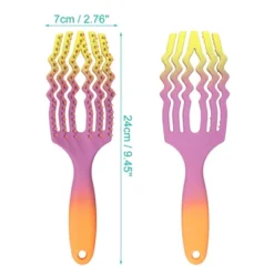 Unique Bargains Detangling Brush Paddle Hair Brush For Men And Women Styling Comb For Curly Straight Wavy Hair Multicolor -UNIQUE BARGAIN Shop GUEST a8f02328 4bb2 4f09 b621 4011280c31c5