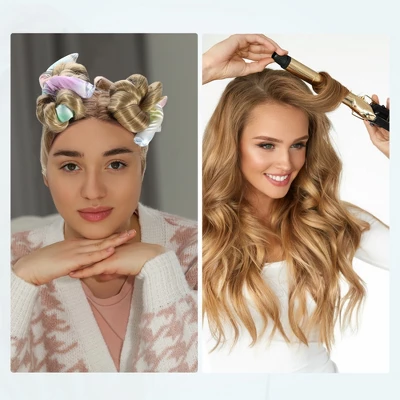 Unique Bargains Heatless Hair Curler Assorted Color 6 Pcs 2 Unique Bargains Heatless Hair Curler Assorted Color 6 Pcs - Image 2