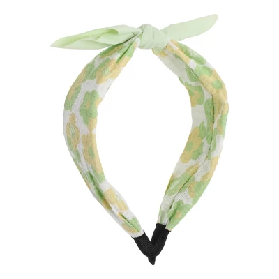 Unique Bargains Girl's Elegant Flower Pattern Headbands 6.30"x4.72"x2.05" Green 1 Pc 3 Unique Bargains Girl's Elegant Flower Pattern Headbands 6.30"x4.72"x2.05" Green 1 Pc - Image 3