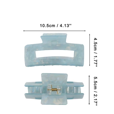 Unique Bargains Women's Tortoise Large Hair Claw Clips 1 Pc 4 Unique Bargains Women's Tortoise Large Hair Claw Clips 1 Pc - Image 4