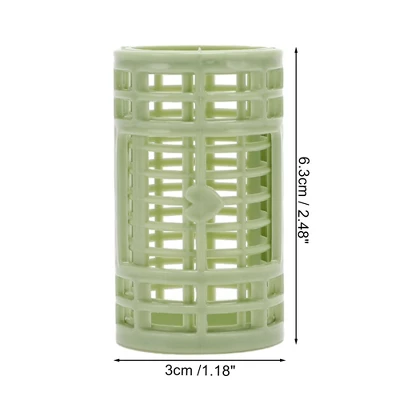 Unique Bargains Women's Heatless Voluminous Hair Roller 2.48"x1.18" Green 8pcs 3 Unique Bargains Women's Heatless Voluminous Hair Roller 2.48"x1.18" Green 8pcs - Image 3