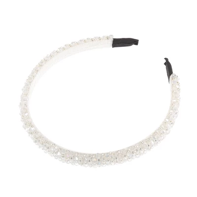 Unique Bargains Women's Faux Crystal Headband 0.59" Wide 1Pc 7 Unique Bargains Women's Faux Crystal Headband 0.59" Wide 1Pc - Image 7