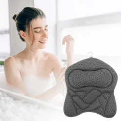 Unique Bargains Curved Style Bath Pillow 16.14"x17.32"x2.36" Gray 1 Pc 8 Unique Bargains Curved Style Bath Pillow 16.14"x17.32"x2.36" Gray 1 Pc -UNIQUE BARGAIN Shop GUEST aa3dd7c7 d452 4c88 bf91 3998c7015e5d