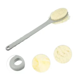 Unique Bargains Long Handle Bath Brush 4.33"x2.56" 1 Pc -UNIQUE BARGAIN Shop GUEST aa3ec167 b90a 4cb3 9953 882bfbce232f