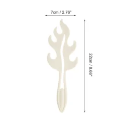 Unique Bargains Solid Flame Hollow Comb Hair Brush 1 Pc