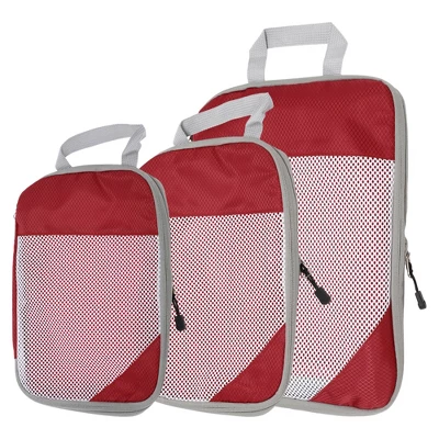 Unique Bargains Luggage Organizer Travel Bags For Travel Red 1 Set 6 Unique Bargains Luggage Organizer Travel Bags For Travel Red 1 Set - Image 6