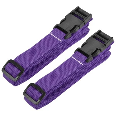Unique Bargains Travel Packing Accessories Adjustable Buckle Belt Utility Strap 2 Pcs 8 Unique Bargains Travel Packing Accessories Adjustable Buckle Belt Utility Strap 2 Pcs - Image 8