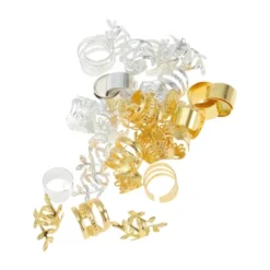 Unique Bargains Hollow Different Style Hair Cuffs Dreadlock Gold Tone Silver Tone 40 Pcs 7 Unique Bargains Hollow Different Style Hair Cuffs Dreadlock Gold Tone Silver Tone 40 Pcs -UNIQUE BARGAIN Shop GUEST abdc38e4 34b9 429d 80cd 09627f903466