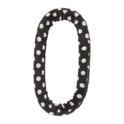 Unique Bargains Women's White Spot Hair Rollers 11.42"x5.31" Black White 1pc -UNIQUE BARGAIN Shop GUEST ac6490ce 940a 4f47 84c5 2b2b20cdf8a9