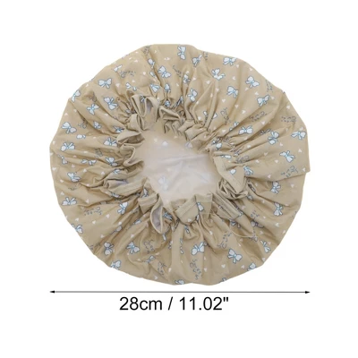 Unique Bargains Women's Beautiful Bow Bath Cap 1 Pc 1 Unique Bargains Women's Beautiful Bow Bath Cap 1 Pc