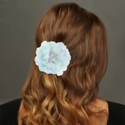 Unique Bargains Simulated Flower Hair Clip 2 Pcs