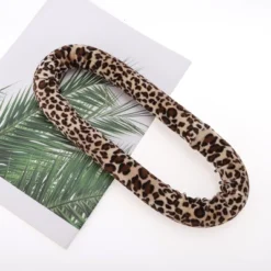 Unique Bargains Women's Small Leopard Print Hair Rollers 11.42"x5.31" Brown 1pc -UNIQUE BARGAIN Shop GUEST ae711d89 c77f 4df0 9b9a 2e99bbbb0c9c