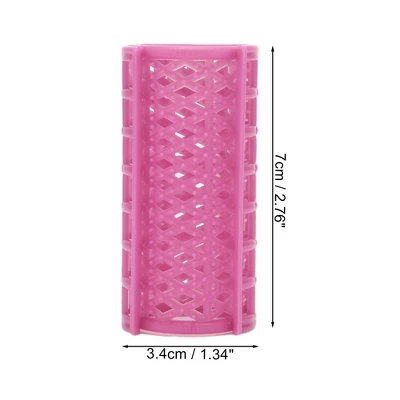 Unique Bargains Women's Heatless Voluminous Hair Roller 2.76"x1.34" Rose Red 3pcs 3 Unique Bargains Women's Heatless Voluminous Hair Roller 2.76"x1.34" Rose Red 3pcs - Image 3