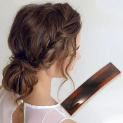 Unique Bargains Women's Elegant Square Hair Clips 3.35"x0.94"x0.79" 1 Pc